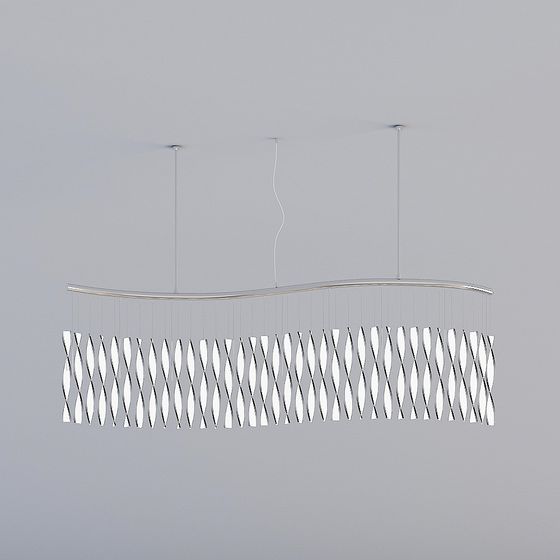 Elegant 3D Chandelier Model for Modern Interiors