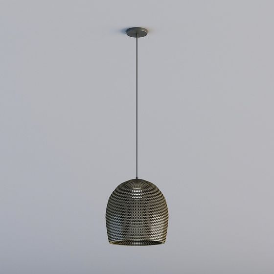 Minimalistic Low-Poly Hanging Light 3D model