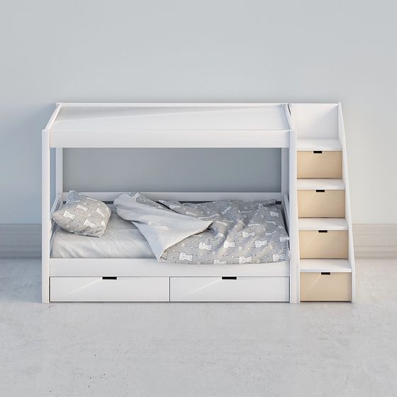 Letto alto e basso 3