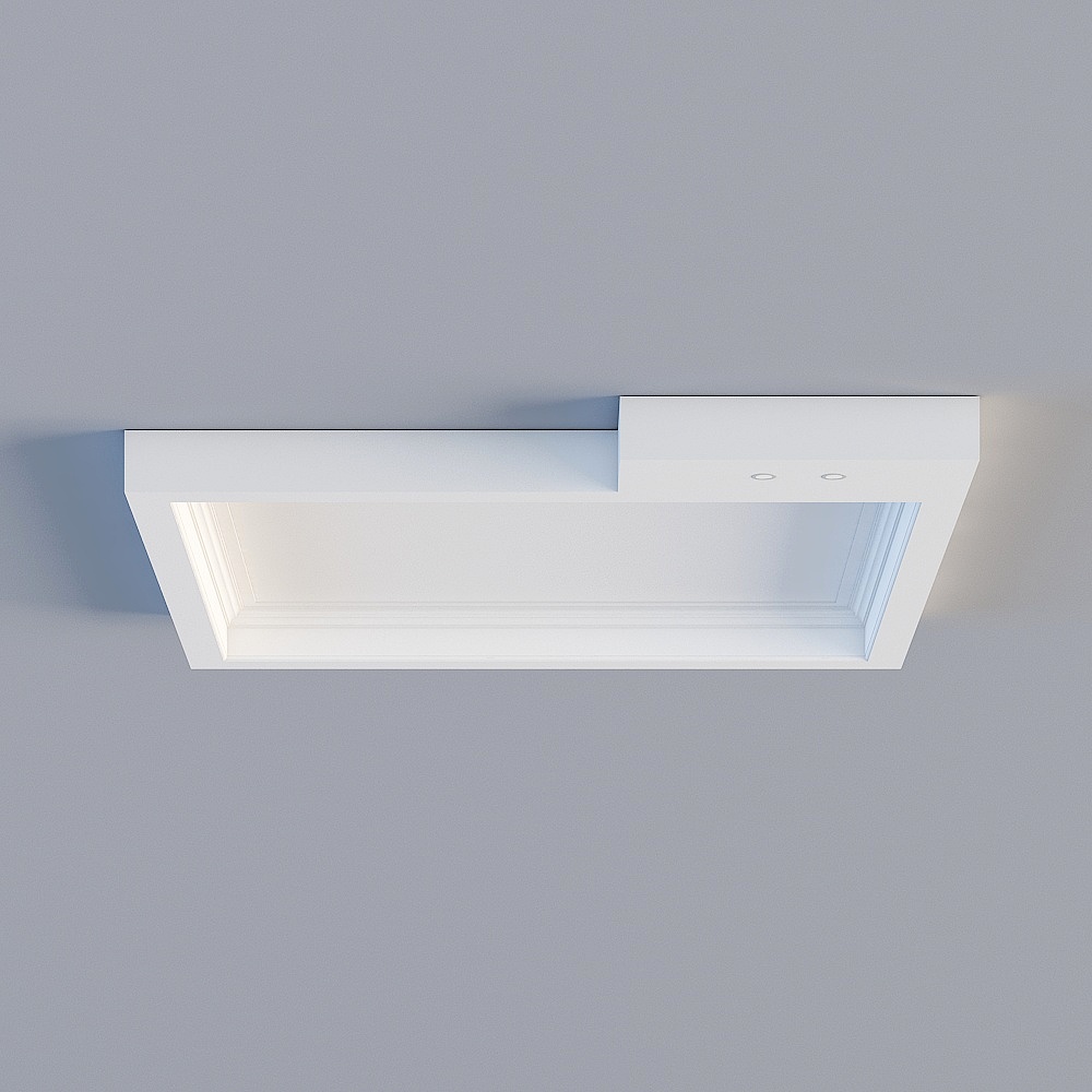Minimalist Low-Poly Ceiling Decoration 3D model