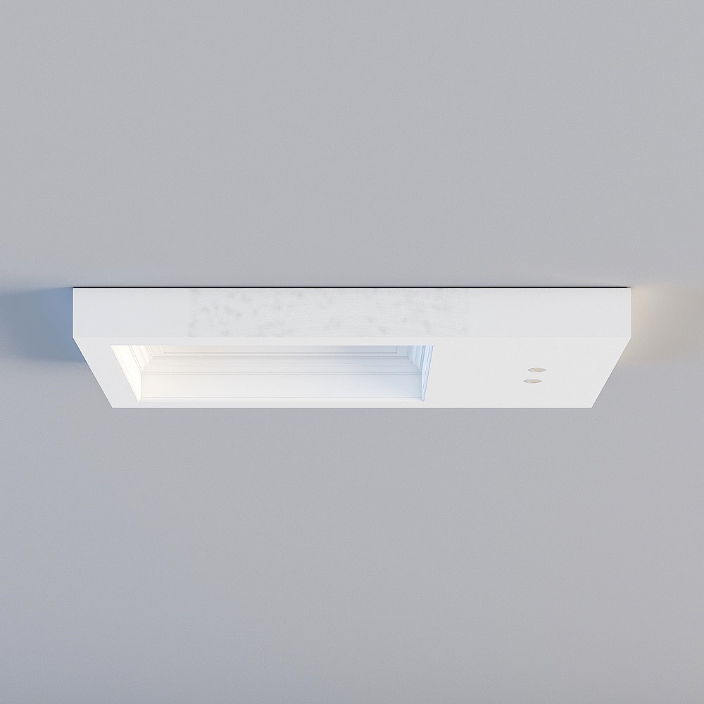 Minimalist Ceiling Embedded Light Fixture 3D Model