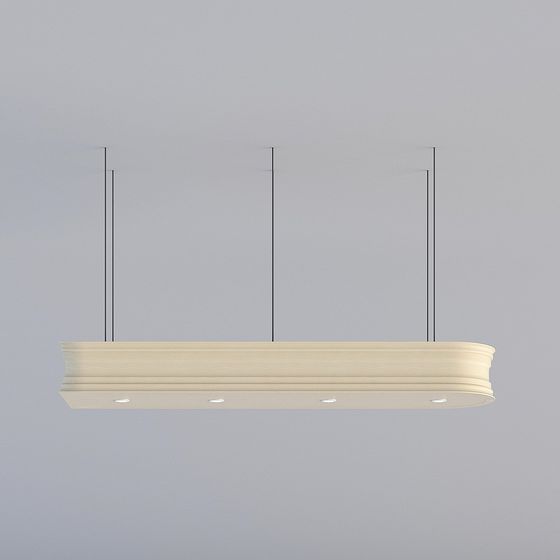 Modern Linear Light Fixture 3D model