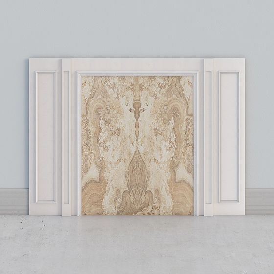 Elegant Marble Door 3D model for Modern Design