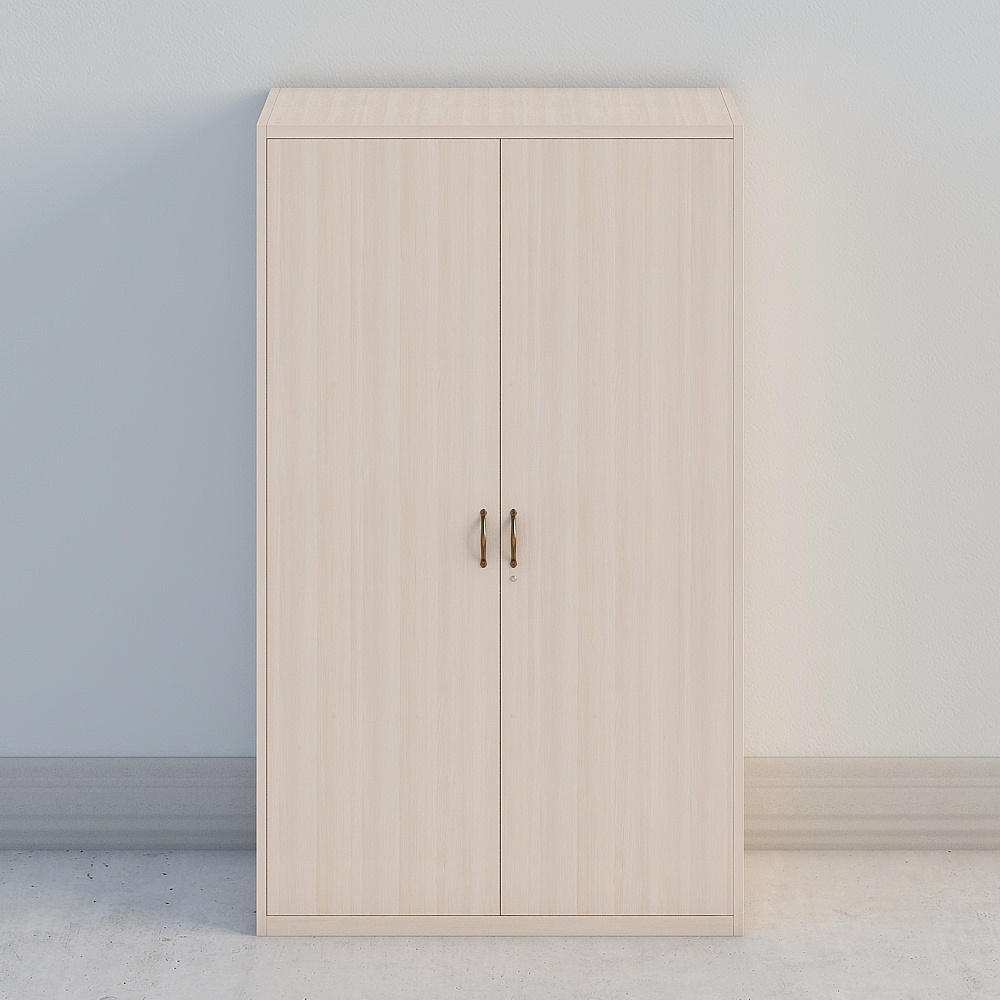 Wooden Storage Cabinet 3D model