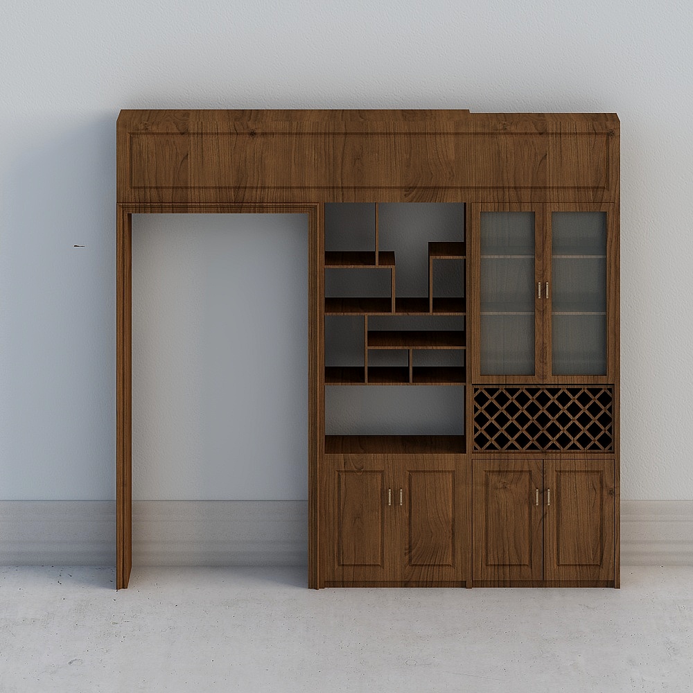 Винный шкаф на первом этаже