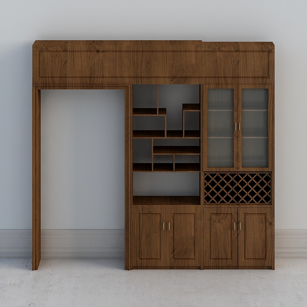 Винный шкаф на первом этаже