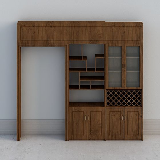 Винный шкаф на первом этаже