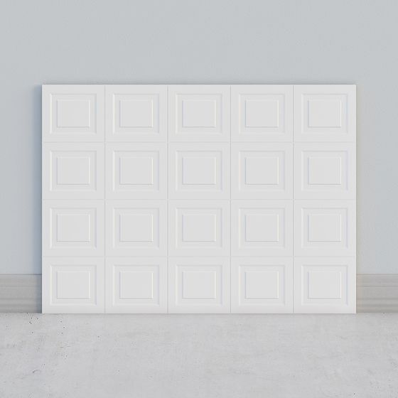 Sleek and Modern Garage Door 3D model
