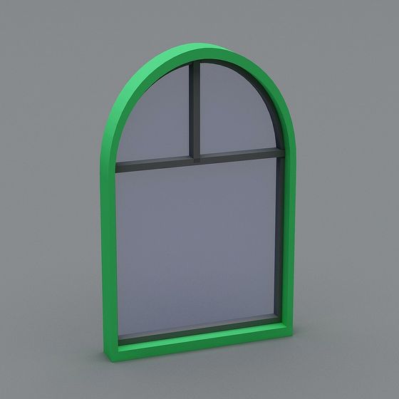 Arched Window 3D model