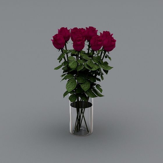 地鐵玫瑰桌面花瓶