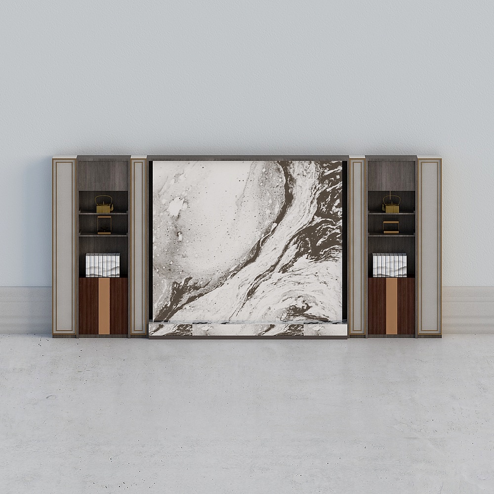 Background wall of living room