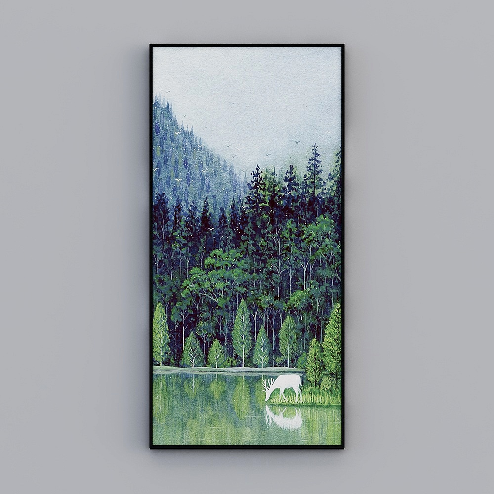 Sevio - Simple Modern - AA-6232 - Landscape Decoration Painting