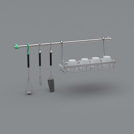 Charming Kitchen Utensils 3D model