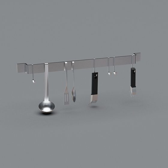 Hanging Kitchen Utensil Rack 3D model