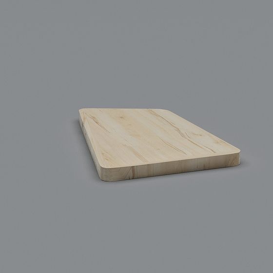 Wooden Cutting Board 3D model for Creative Projects