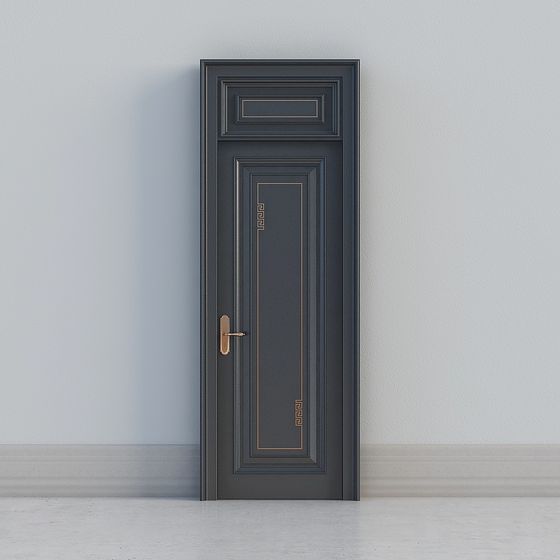 Cửa Màu Đen Cổ Điển