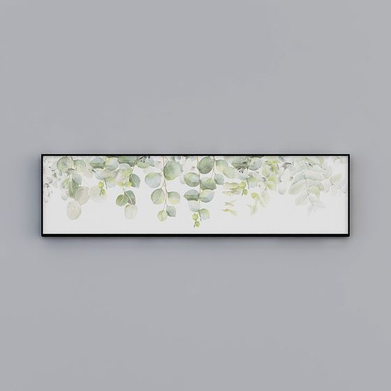 Eucalyptus Wall Art 3D model