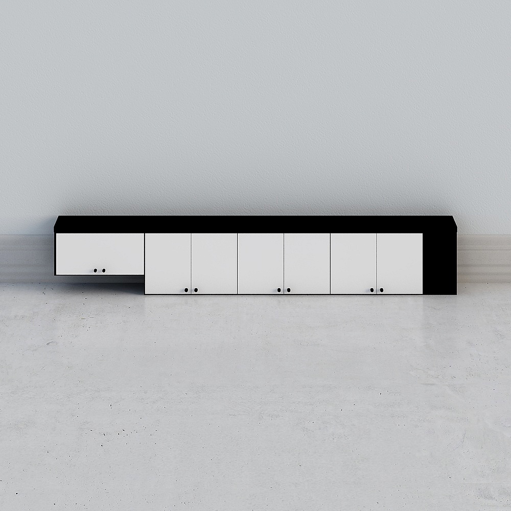 Urban Shelf 3D model for Modern Interiors