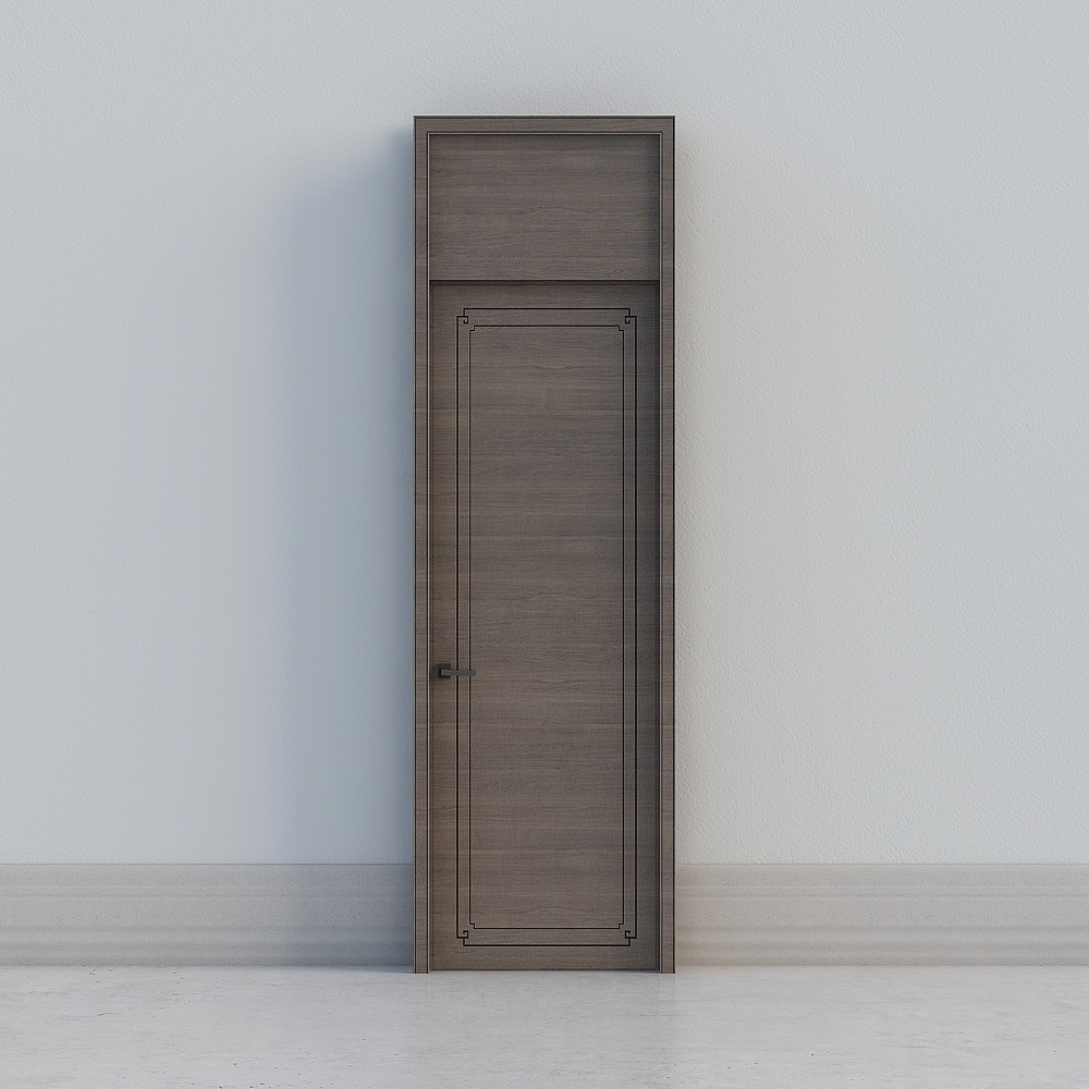 minimal grey high door