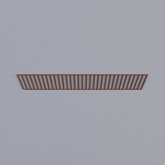 Elegant Wooden Shutter 3D model for Various Projects