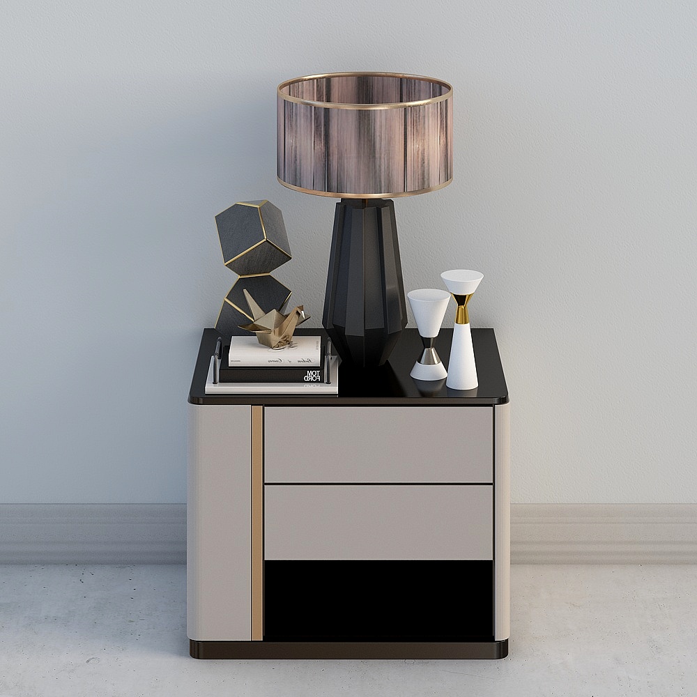 Luxury Nightstands,Black