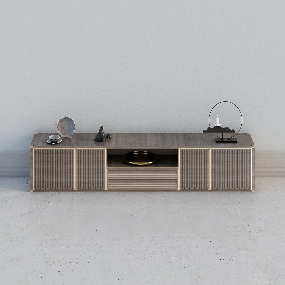 Tủ phong cách Trung Hoa mới-4