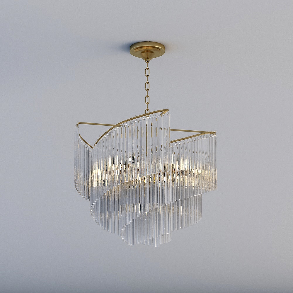 3D lights are all XJDS - Hong Kong-style modern luxury restaurant bedroom study crystal chandelier - MD841-D600