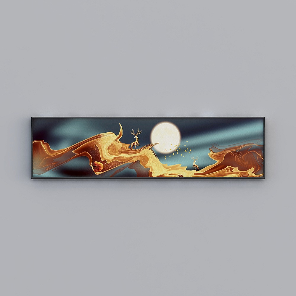 Sevio -Nordic Style-AA-10022-Flora and Fauna Decoration Painting