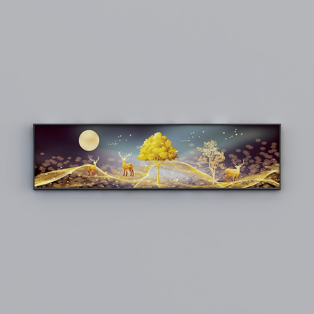 Sevio-Nordic Style-AA-10023-Animal and Plant Decorative Paintings