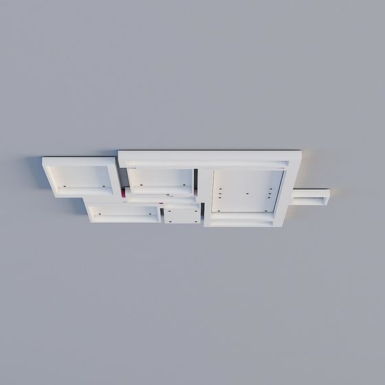 Urban Shelf 3D model for Modern Spaces
