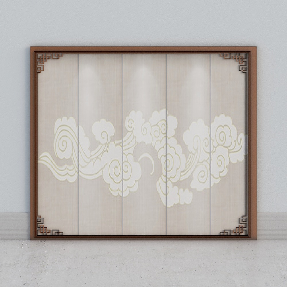 Restaurant background wall