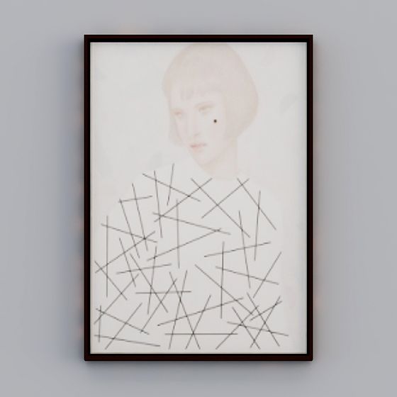 Abstract Frame 3D Model - Art Meets Technology