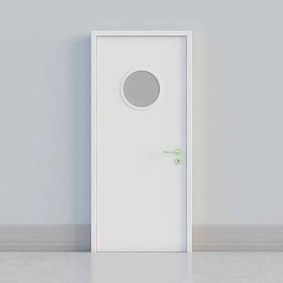 Elegant Minimalist Door 3D model