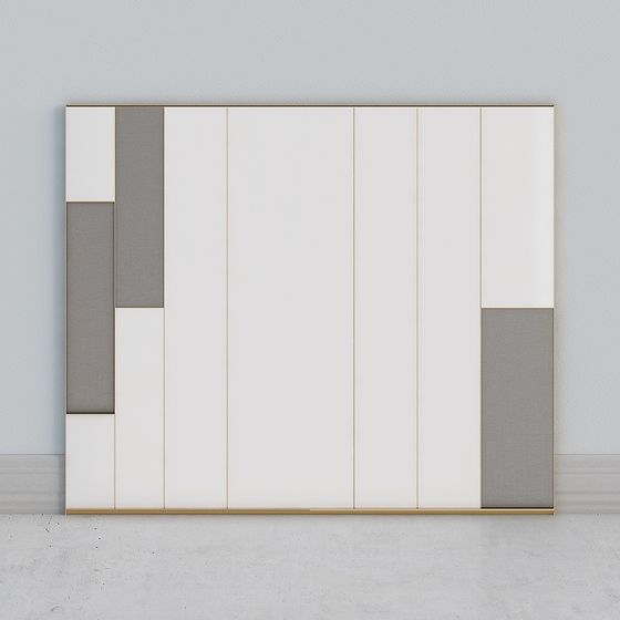 Abstract Geometric Screen 3D model for Creative Projects