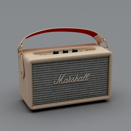 Vintage Marshall Speaker 3D model
