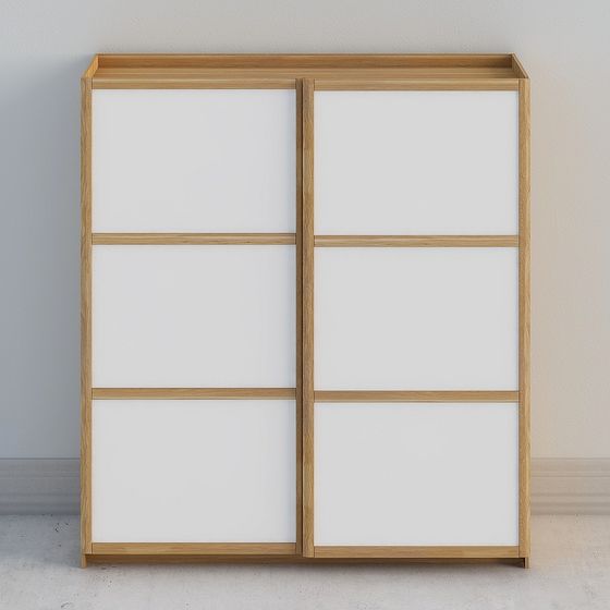 Sleek Sliding Wardrobe 3D model