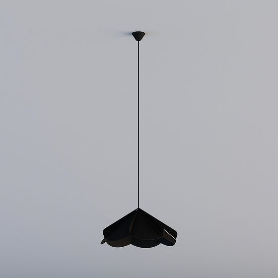 Stylish Origami Art Pendant Light 3D model