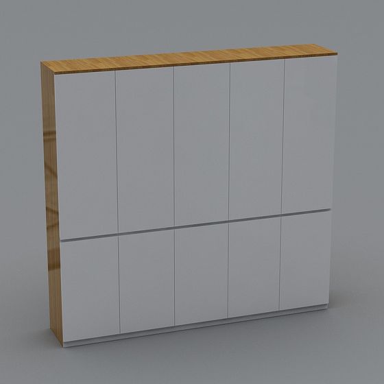 City Window Cabinet 3D model for Contemporary Spaces