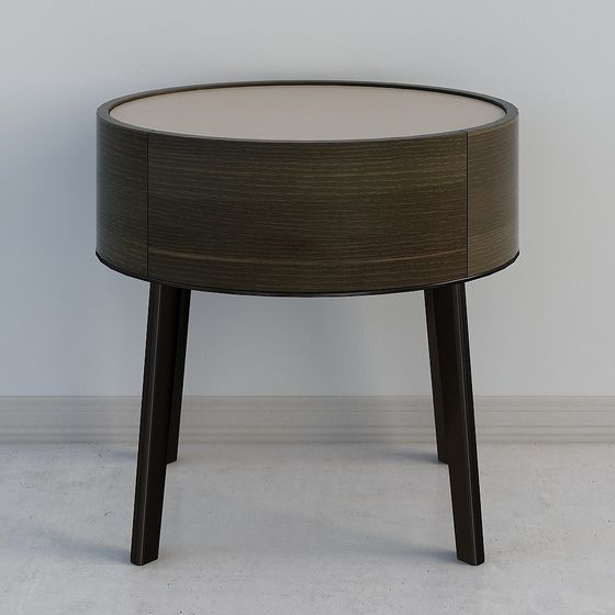 Unique Low-Poly Round Table 3D model