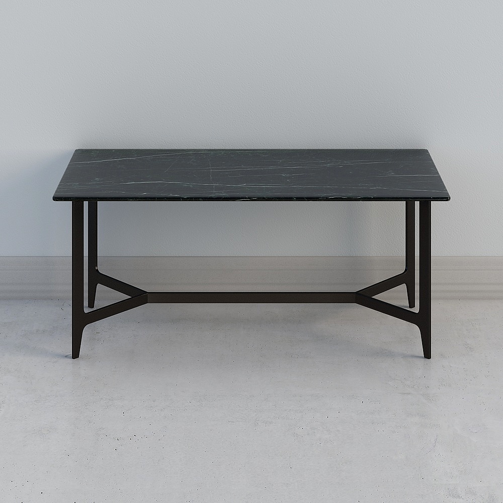 Urban Black Marble Table 3D model