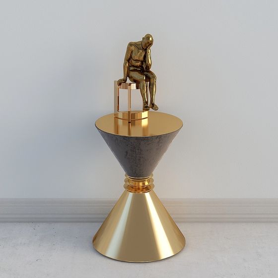 Abstract Thinker 3D model