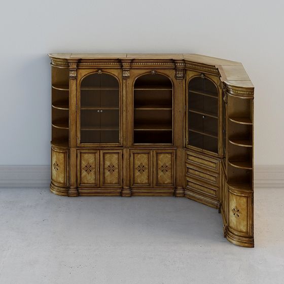 Classic Bookshelf 3D model with Timeless Charm