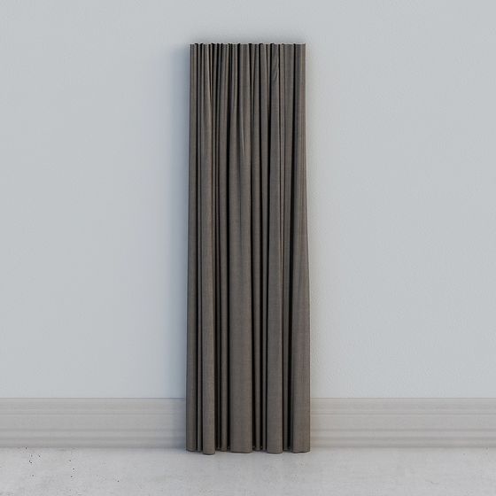 Vertical Pleated Screen 3D model