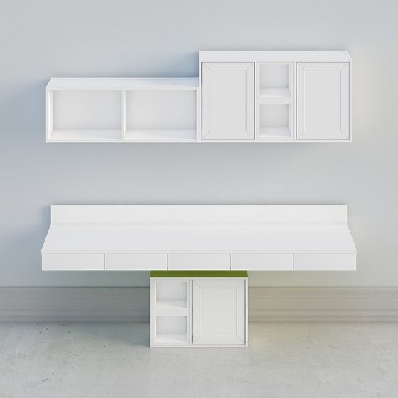 Urban Shelf 3D model for Modern Interiors