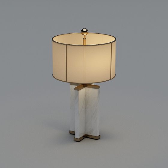 Elegant 3D Table Lamp Model for Modern Interiors