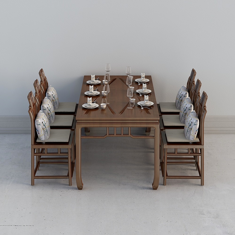 The Chinese-dining table combination 191114