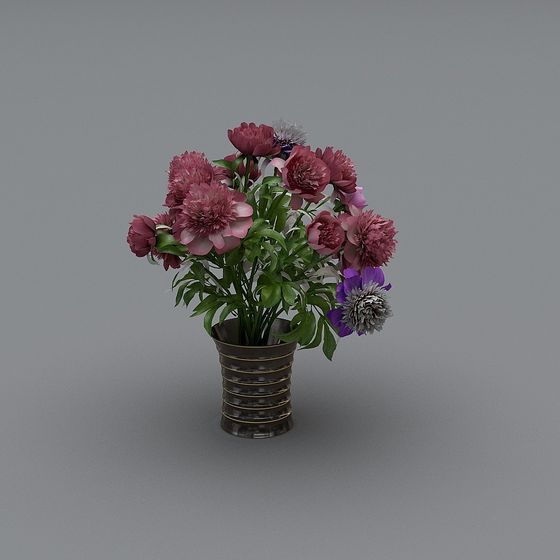 Floral Harmony 3D model
