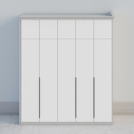 City Window Wardrobe 3D model