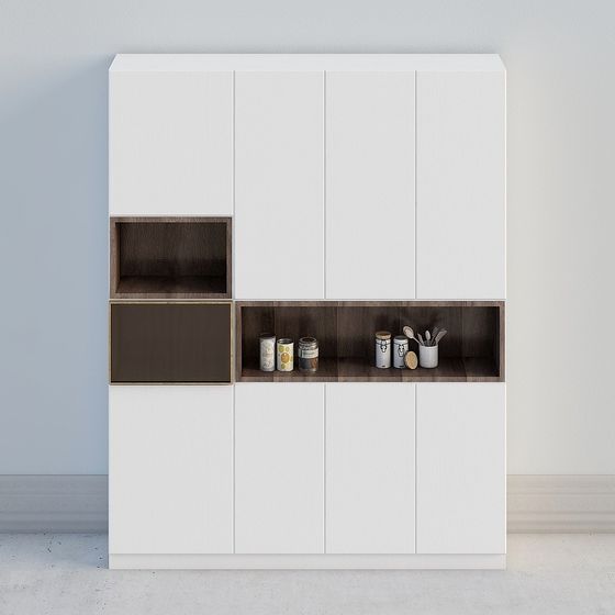Urban Storage Cabinet 3D model for Contemporary Spaces