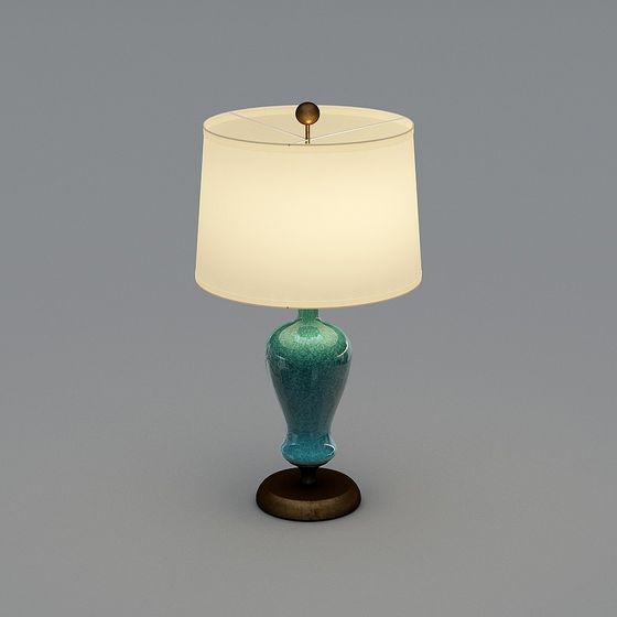 Vintage Table Lamp 3D model for Modern Interiors